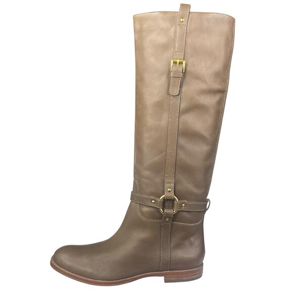 Coach Women’s Monday Brown Leather Harness Riding Boot Size US 6.5 B - Picture 3 of 13